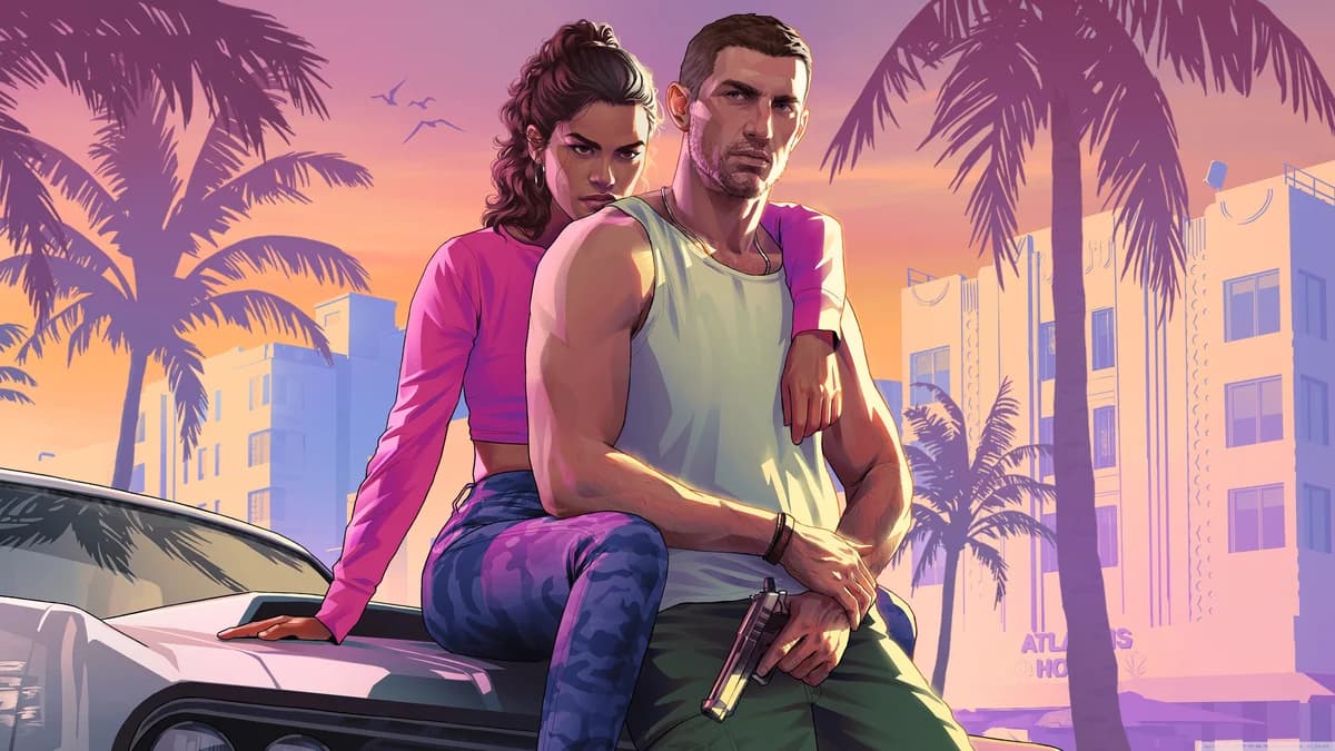 Cena de Grand Theft Auto VI com Jason e Lucia — trailer de gameplay estendido que estreia exclusivo na Netflix