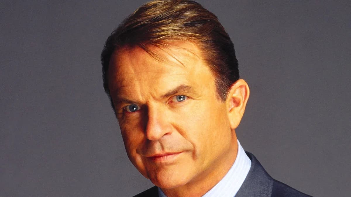 Sam Neill, ator neozelandês conhecido por interpretar o Dr. Alan Grant em Jurassic Park, em foto de 2022