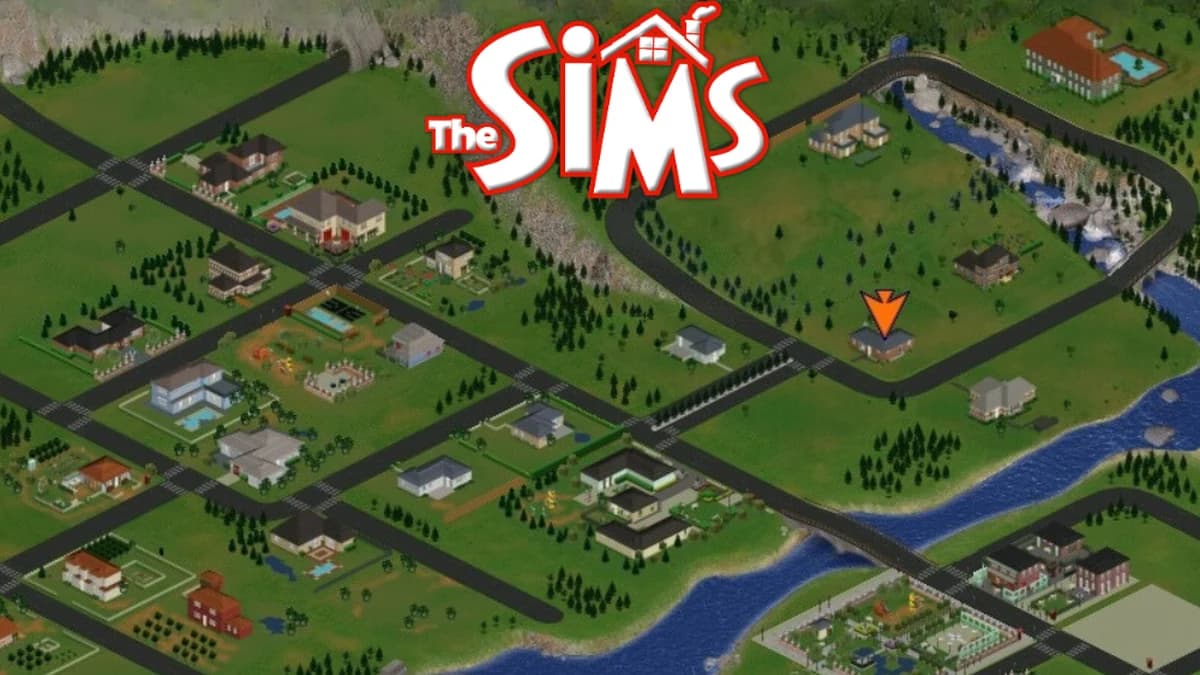 Capa clássica de The Sims 1, o primeiro jogo da franquia lançado pela Maxis em 2000