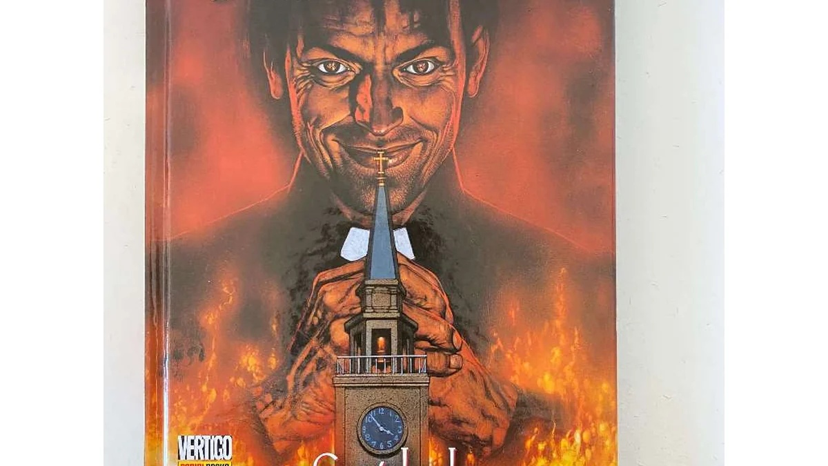Capa de Preacher - A Caminho do Texas Volume 1 — graphic novel de Garth Ennis e Steve Dillon pela Vertigo DC