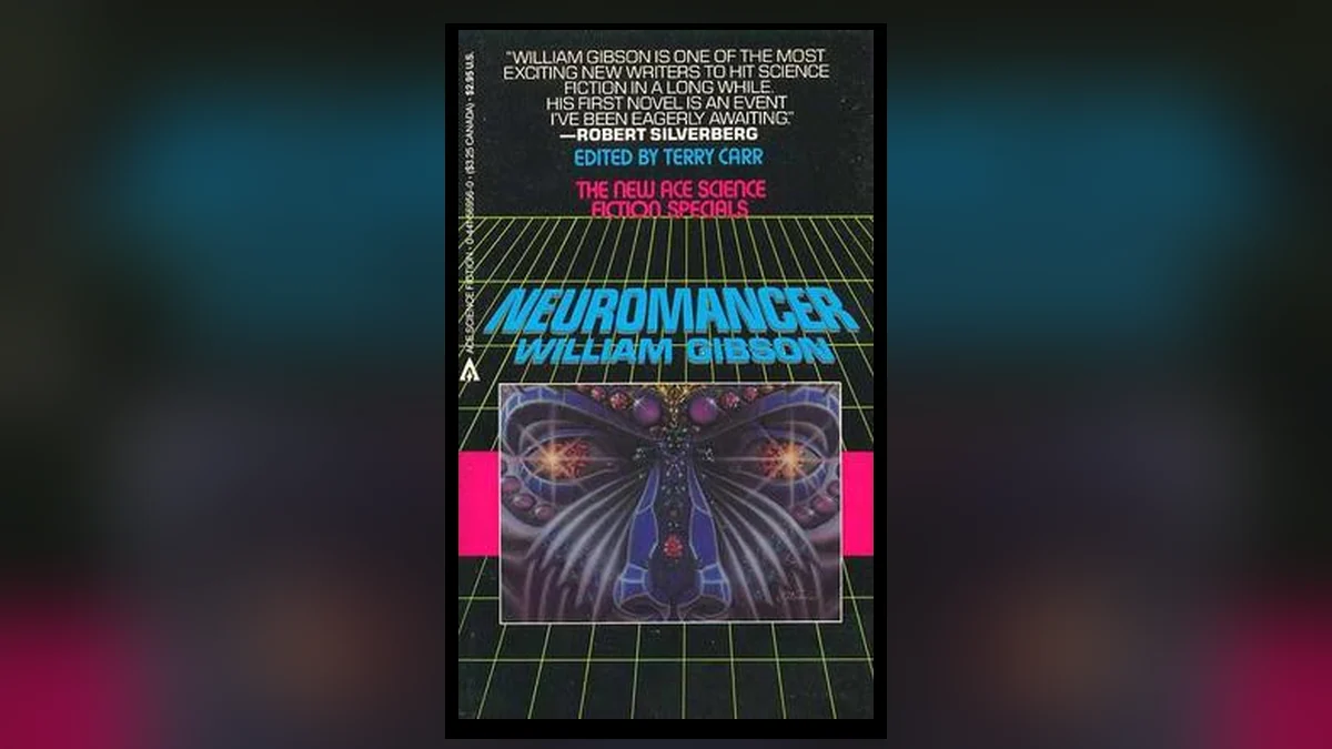 Capa de Neuromancer de William Gibson — edição brasileira da Aleph